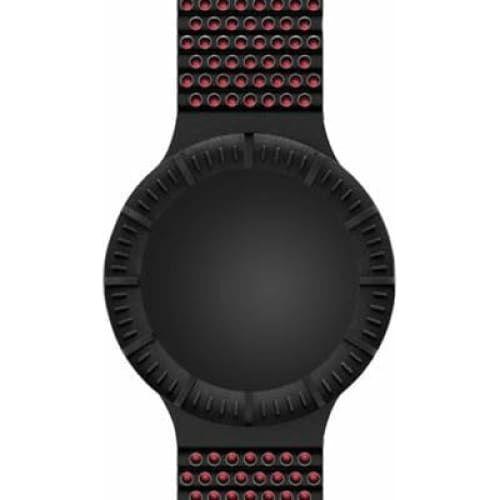 Load image into Gallery viewer, HIP HOP Red/Black Watch Strap Mod. HBU0313 - Watch Strap

