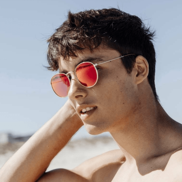 Inferno Men’s Round Shades NDL2156 - Men’s Sunglasses