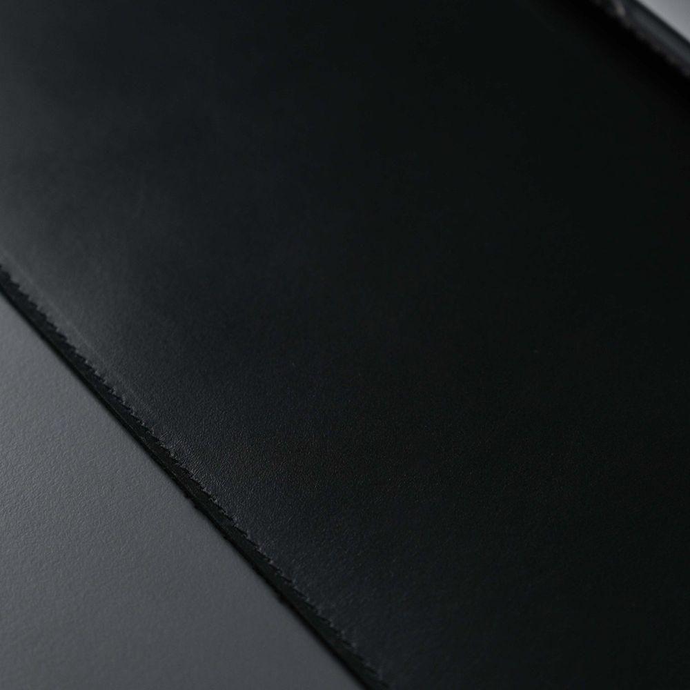 Jersey Black Leather Desk Pad for Office and Home-6