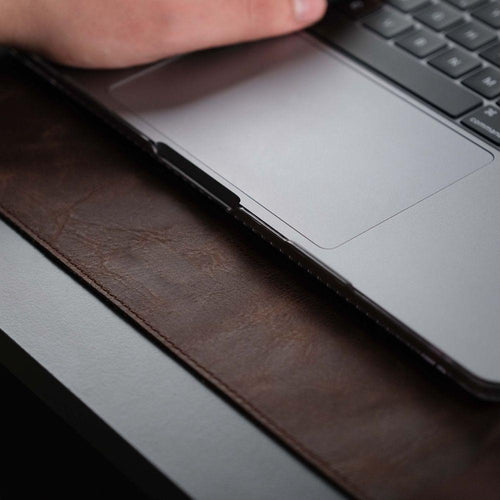 Load image into Gallery viewer, Jersey Dark Brown Leather Desk Pad for Office and Home-5
