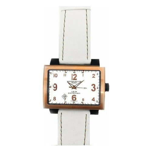 Load image into Gallery viewer, Ladies’Watch Montres de Luxe 091691WH-GOLD (Ø 42 mm) - 
