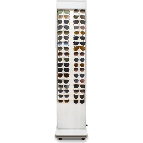 Load image into Gallery viewer, Large White Display for 72 Sunglasses

