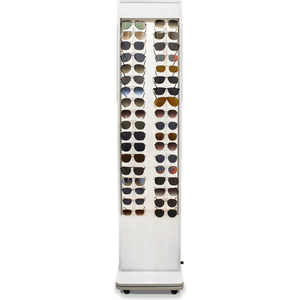 Large White Display for 72 Sunglasses