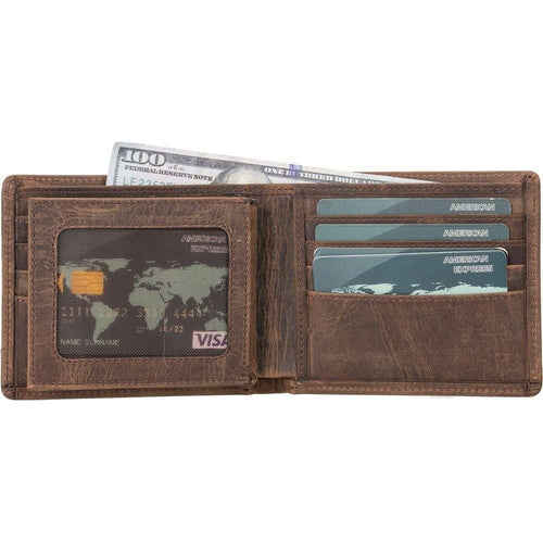 Load image into Gallery viewer, Lusk Slim Bifold Design Handcrafted Men&#39;s Genuine Leather Wallet-8
