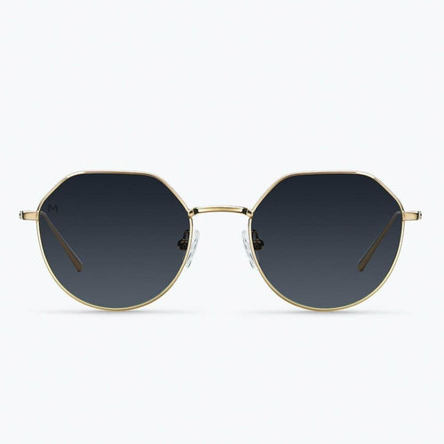 Load image into Gallery viewer, MELLER Aldabra Gold Carbon Women’s Geometric Shades 
