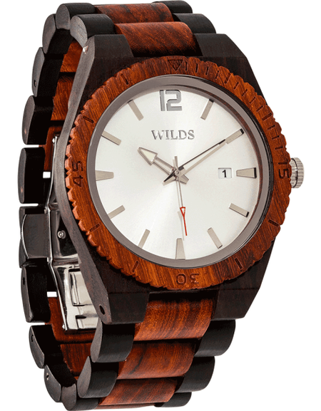 Men’s Custom Engrave Ebony & Rose Wooden Personalized Timber