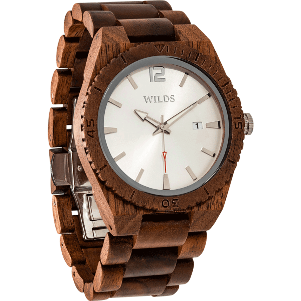 Men’s Custom Engrave Walnut Wooden Personalized Watch - 