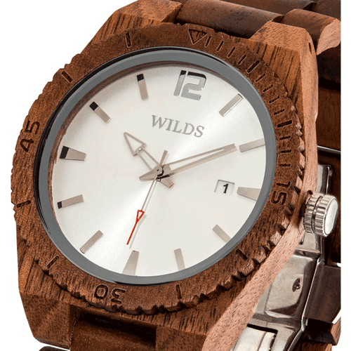 Load image into Gallery viewer, Men’s Custom Engrave Walnut Wooden Personalized Watch - 
