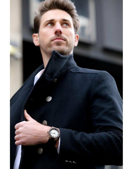 Men’s Custom Engrave Walnut Wooden Personalized Watch - 