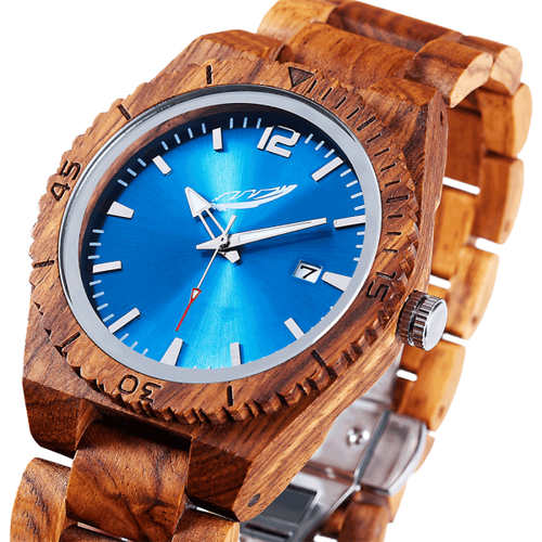 Load image into Gallery viewer, Men’s Personalized Engrave Ambila Wood Watches - Custom 
