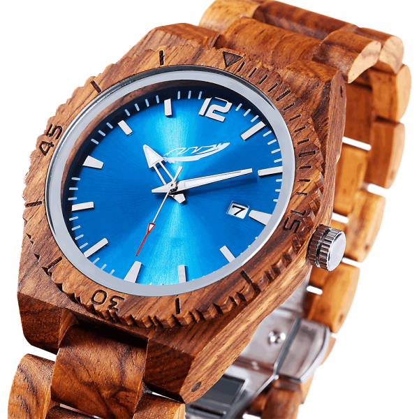 Men’s Personalized Engrave Ambila Wood Watches - Custom 