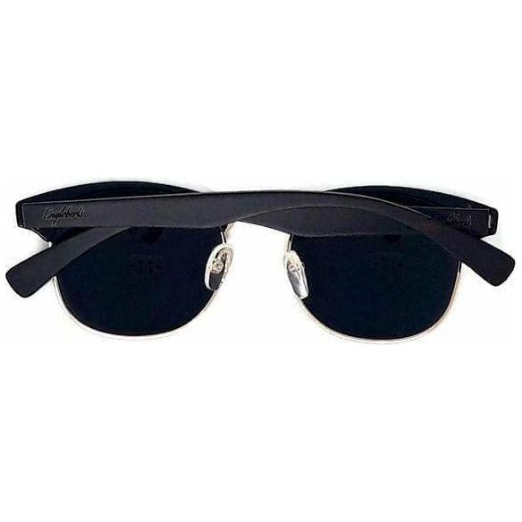 Midnight Black Bamboo Club Sunglasses Polarized Hand Crafted