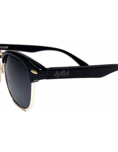 Midnight Black Bamboo Club Sunglasses Polarized Hand Crafted