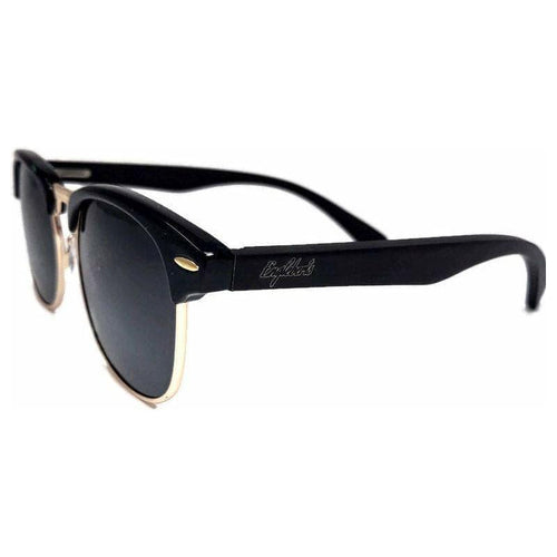 Load image into Gallery viewer, Midnight Black Bamboo Club Sunglasses Polarized Hand Crafted
