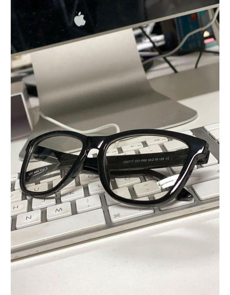 MOOD Wayfarer V2 - Bluelight - Yin - Black - Unisex Blue 