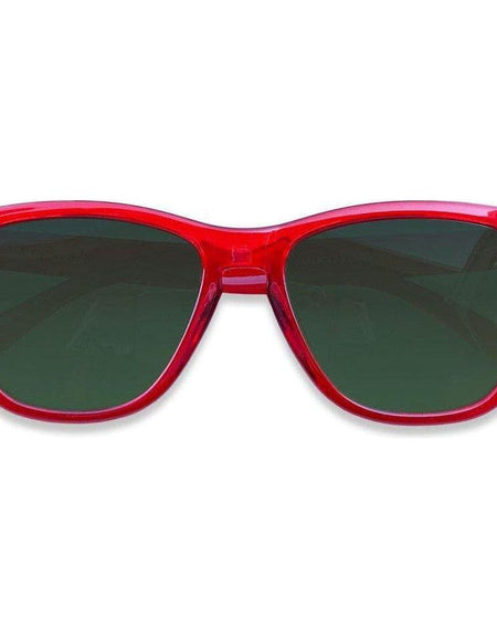 MOOD Wayfarer V2 - Deco - Red - Unisex Sunglasses