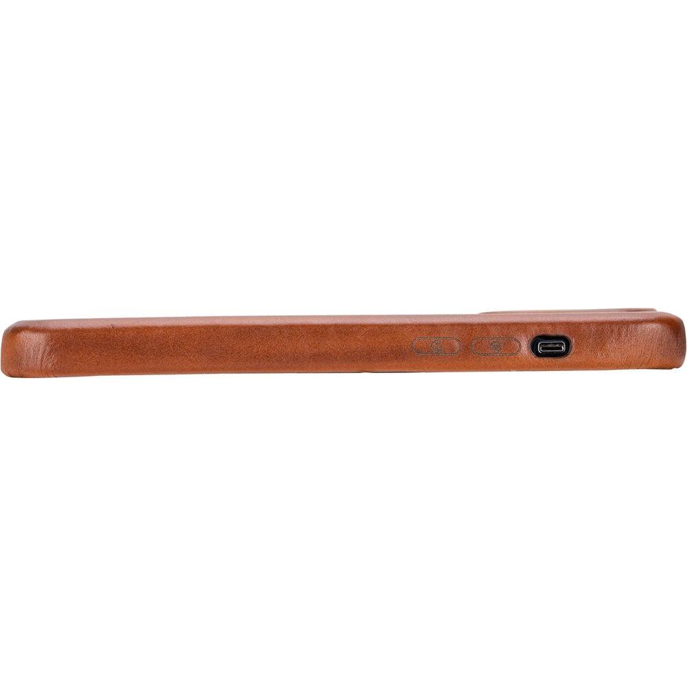Pinedale Leather Snap-on Case for iPhone 15 with MagSafe-4