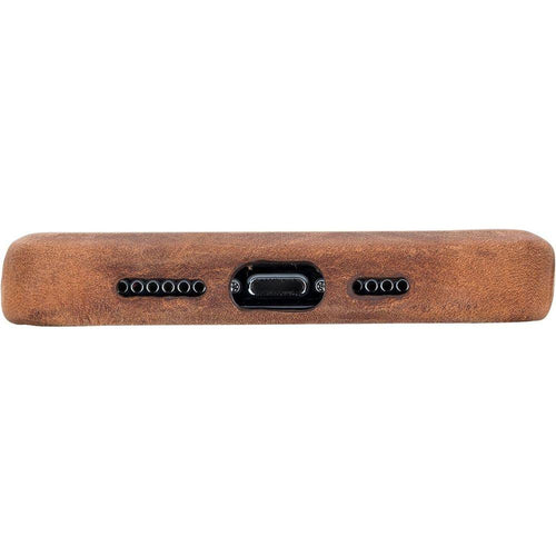 Load image into Gallery viewer, Pinedale Leather Snap-on Case for iPhone 15 with MagSafe-13
