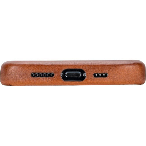 Load image into Gallery viewer, Pinedale Leather Snap-on Case for iPhone 15 with MagSafe-3
