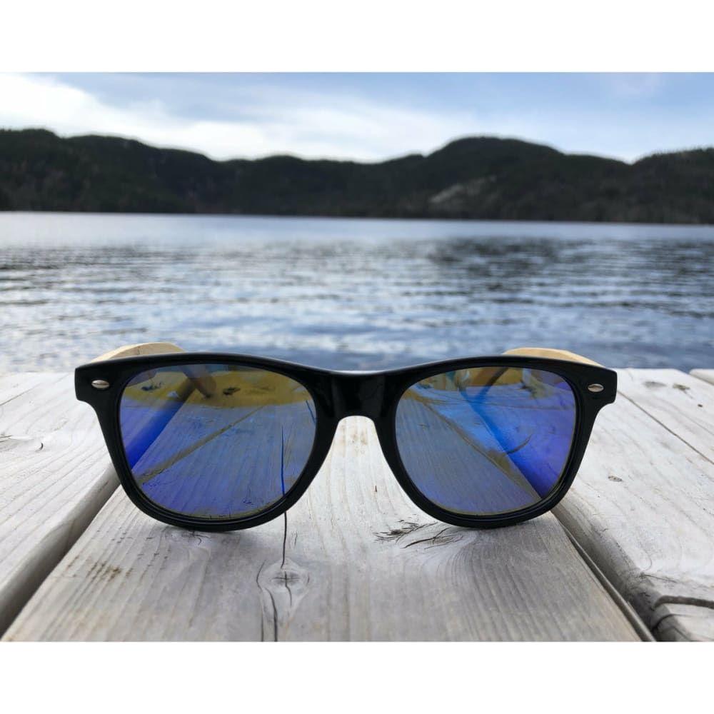 Reform Shades Timber Square Designer Sunglasses - Unisex 