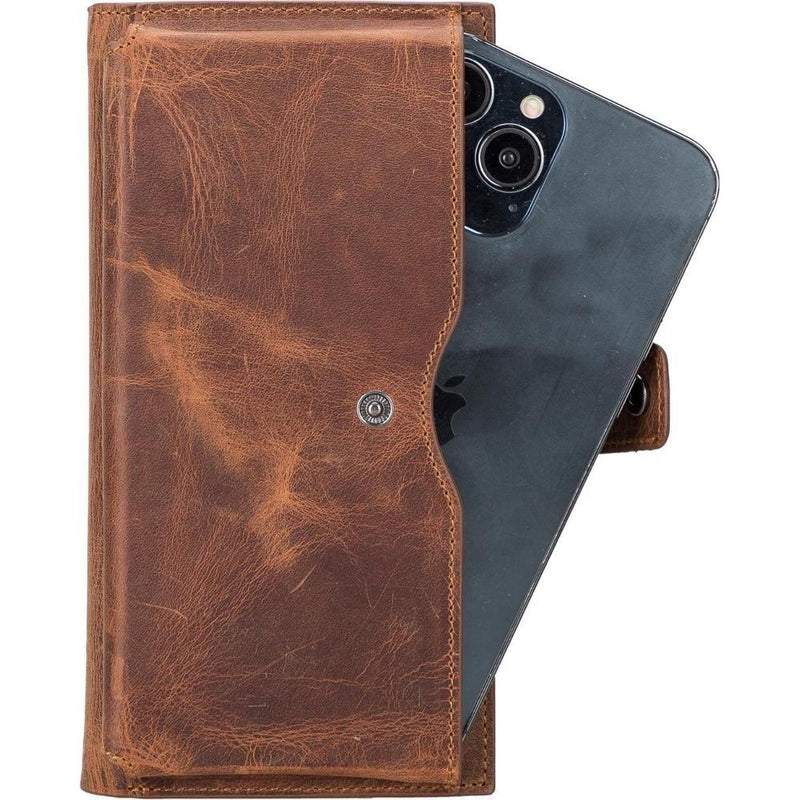 Riverton Women's Leather Wallet with Cell Phone Section-0