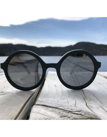 Shaka Shades Timber Round Designer Sunglasses - Unisex 