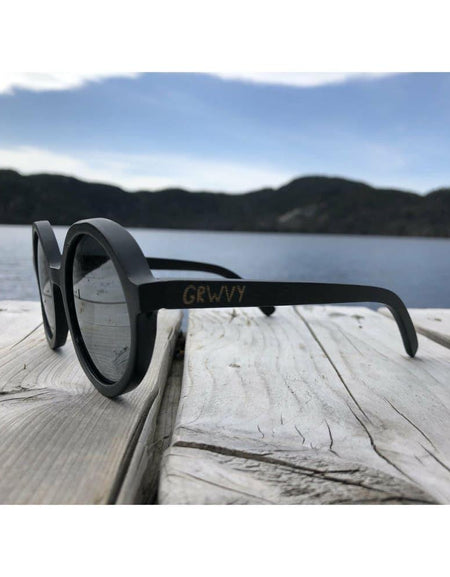 Shaka Shades Timber Round Designer Sunglasses - Unisex 