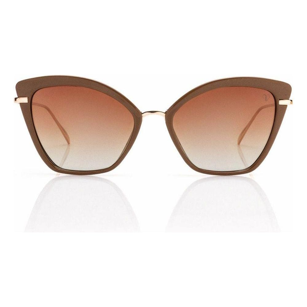 Sunglasses Catwalk Valeria Mazza Design Beige (60 mm) - 