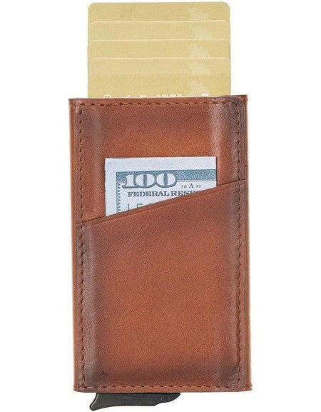 Telluride Leather Popup Cardholder for Men and Women-0