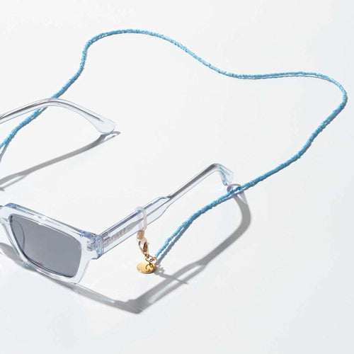 Load image into Gallery viewer, Ubaid Turquoise Eyewear Chains - Unisex, Model UT-1001, Vibrant Turquoise

