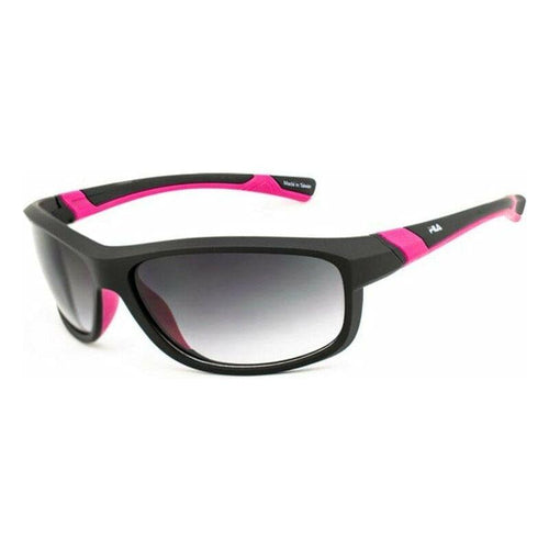 Load image into Gallery viewer, Unisex Sunglasses Fila SF-231-BLK Black Grey Pink (Ø 69 mm) 

