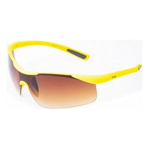 Load image into Gallery viewer, Unisex Sunglasses Fila SF217-99YLW Yellow Brown - Men’s 
