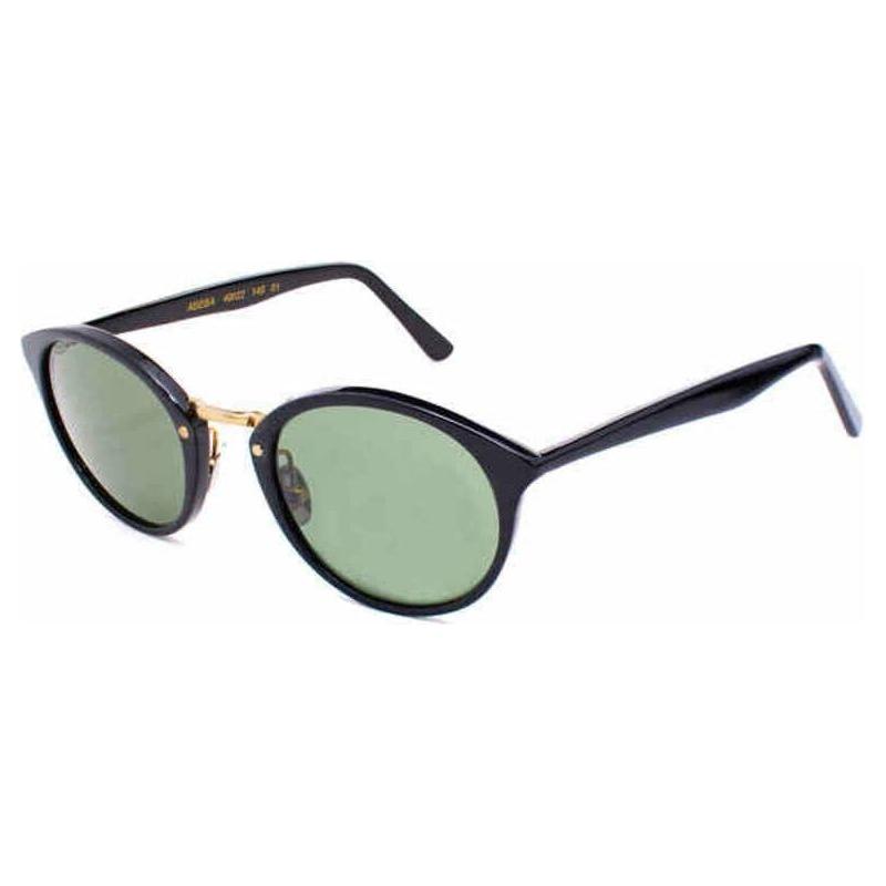 Unisex Sunglasses LGR ABEBA-BLACK-01 Black Green (ø 49 mm) -