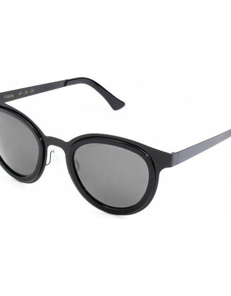 Unisex Sunglasses LGR FELICITE-BLACK-01 Black (ø 47 mm) - 