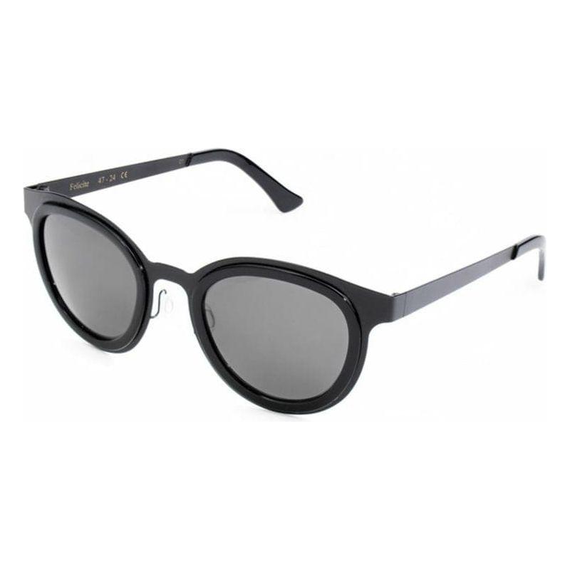 Unisex Sunglasses LGR FELICITE-BLACK-01 Black (ø 47 mm) - 