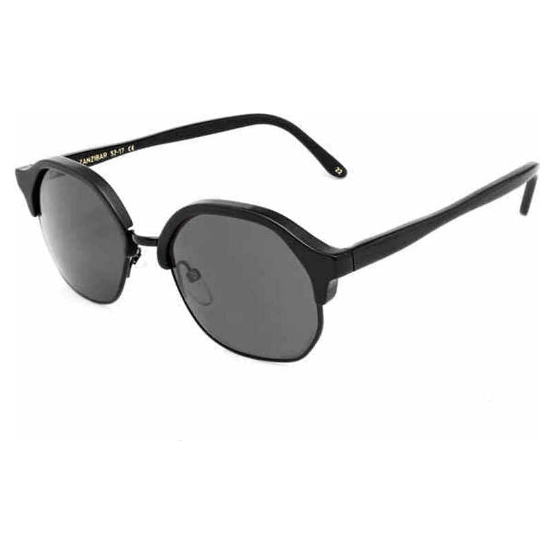Unisex Sunglasses LGR ZANZIBAR-BLACK-22 Black (ø 50 mm) - 