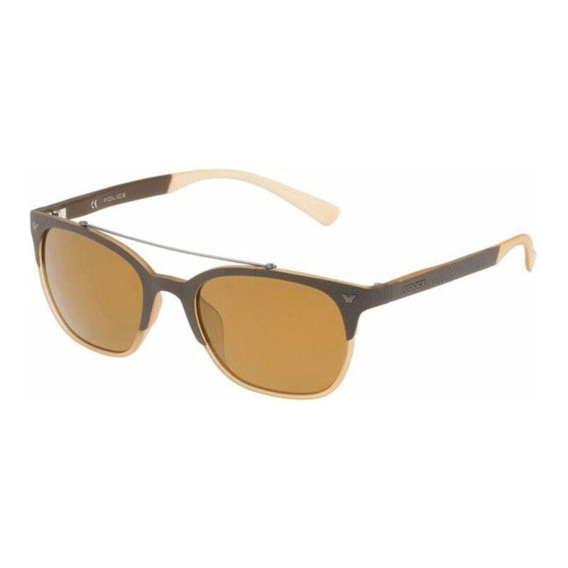 Unisex Sunglasses Police SPL161537ESG (53 mm) Brown (ø 53 