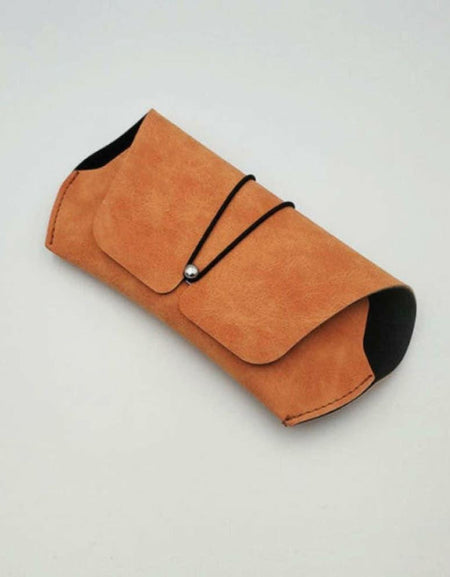 Velvet Sunglasses Case - Brown - Accessories