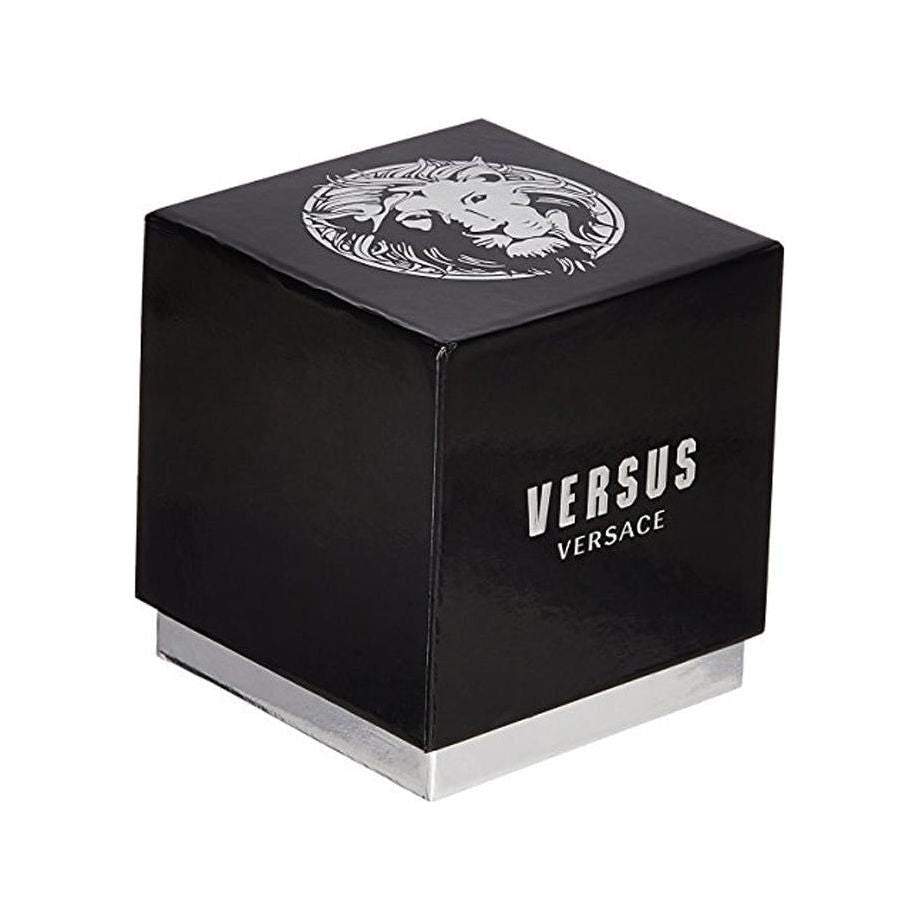 Versus Versace Gent's Quartz Watch Mod. VSPHI4821, 45mm Case, Water Resistant 5 ATM, Mineral Dial, Official Box - Black