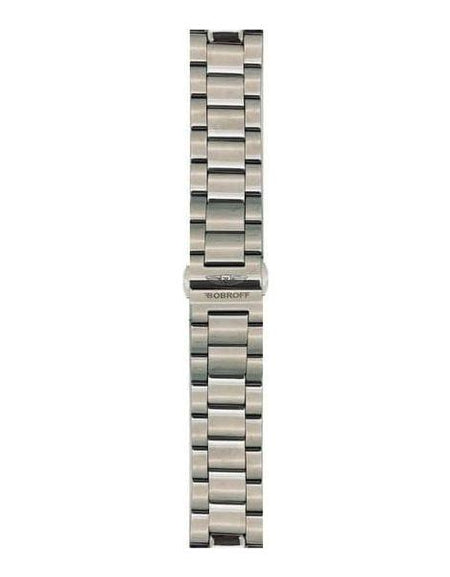 Watch Strap Bobroff BFS004 Silver (Ø 22 mm) - Watch Strap