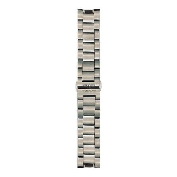 Watch Strap Bobroff BFS004 Silver (Ø 22 mm) - Watch Strap