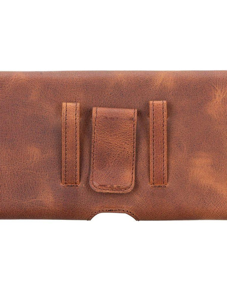 Yonkers Security Belt-Mounted Leather Phone Holster-1