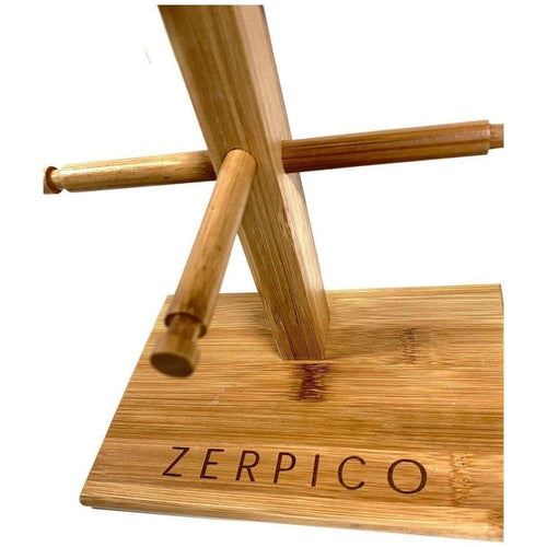 Load image into Gallery viewer, Zerpico - Small Wooden Sunglasses Display - Wooden - 
