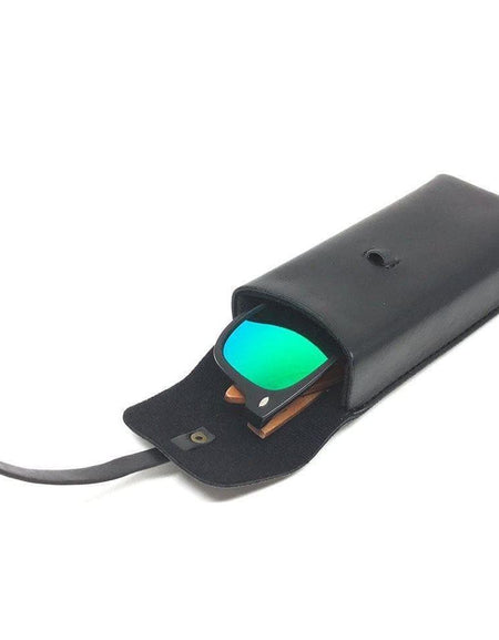 Zerpico Sunglasses Leather Pouch - Accessories